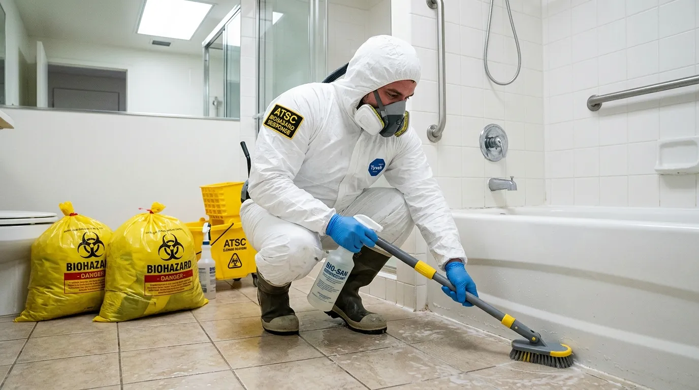 Decontamination equipment deployed for Blood Cleanup in Mendota Heights